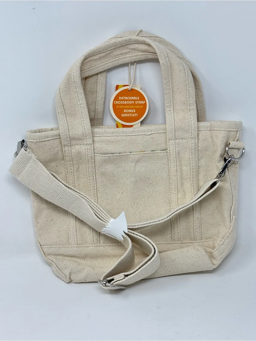 C&C California Capri Lemon Canvas Crossbody mini tote bag NWT - Picture 4 of 12